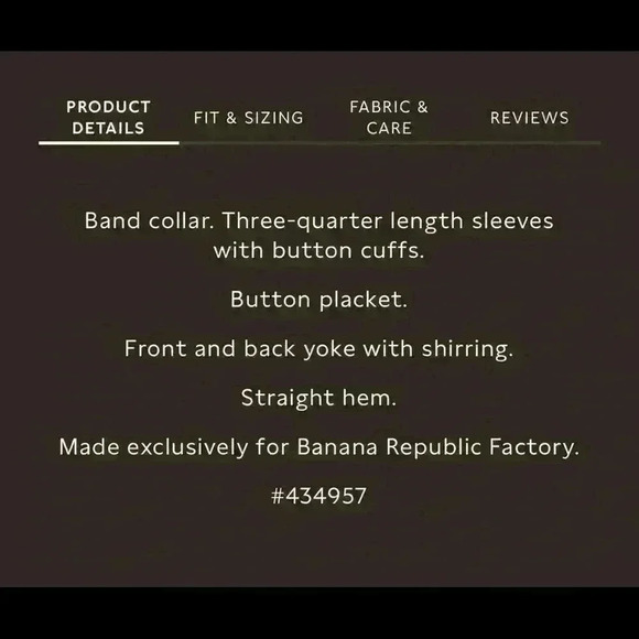 NWT CLEO FASHION POPLIN SHIRT, Mustard - Picture 9 of 15